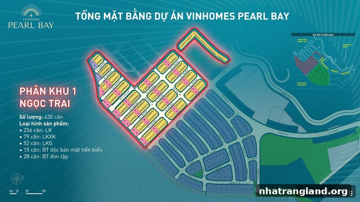 Phân khu Ngọc Trai Vinhomes Pearl Bay — nhà liền kề biệt thự