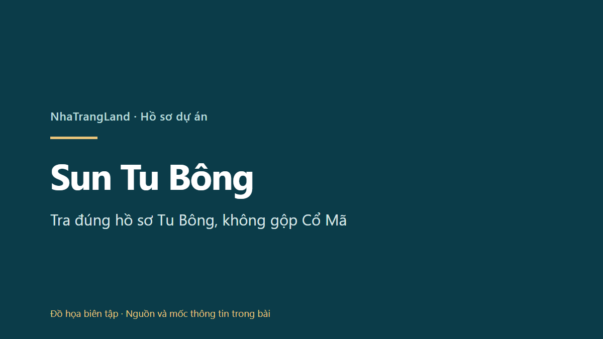 KĐT mới Tu Bông — Sun Group (Vân Phong)