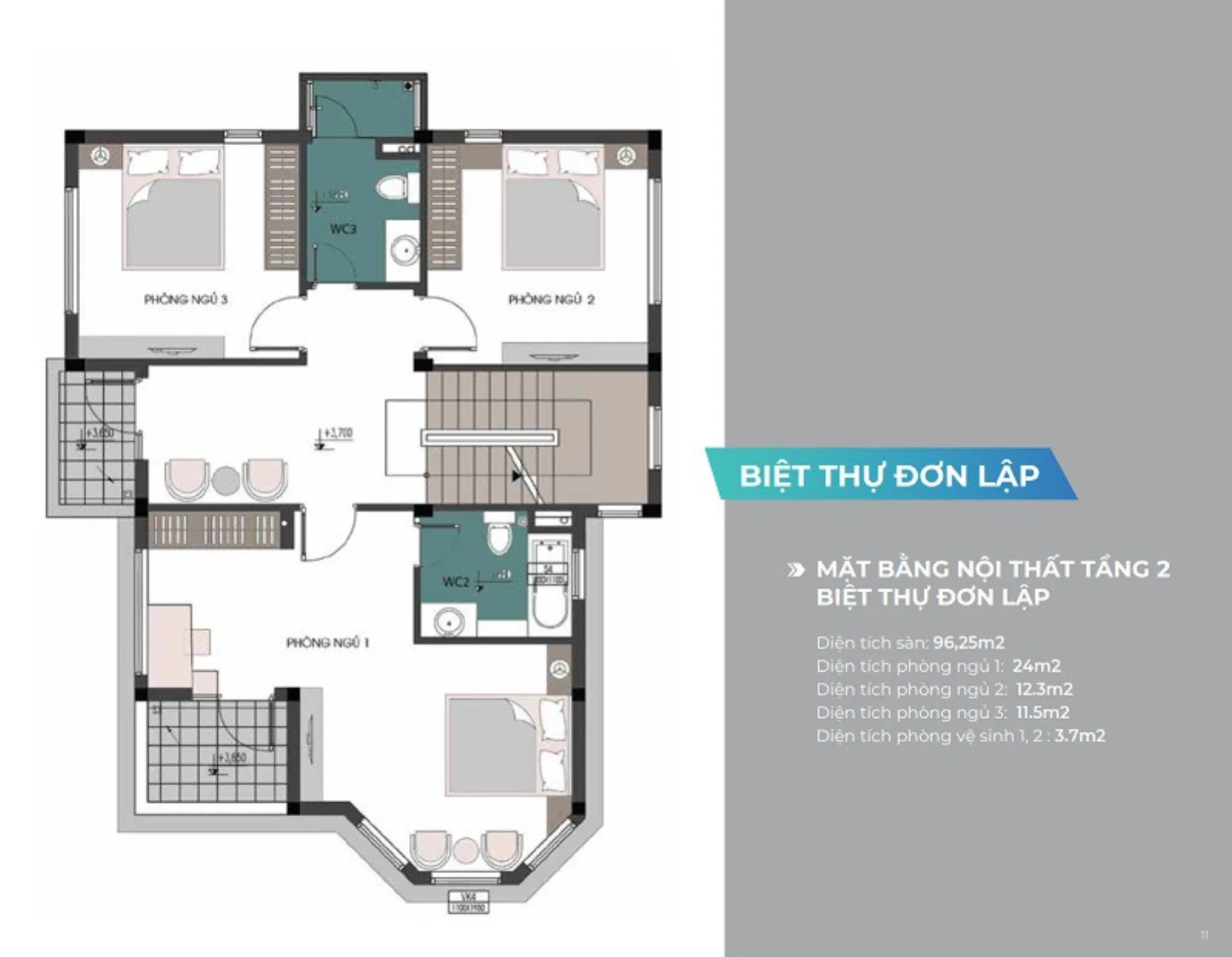 Biệt thự đơn lập MHDI Cam Ranh — sân vườn