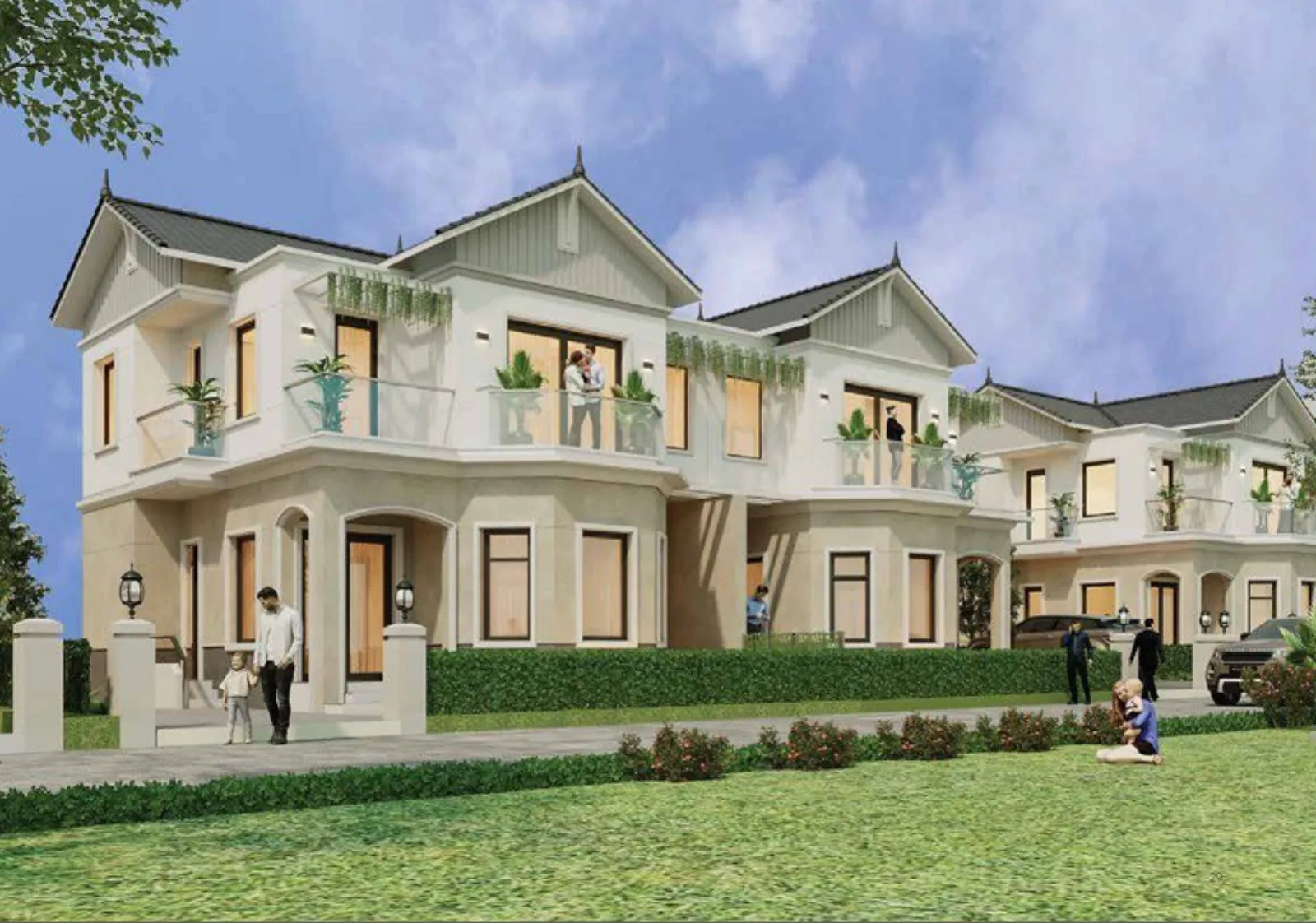 Biệt thự song lập MHDI Cam Ranh — mặt tiền