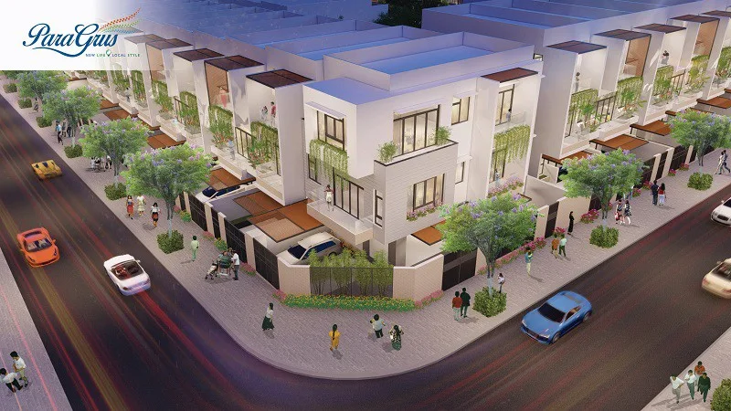 Nhà phố Para Grus đã xây dựng hoàn thiện