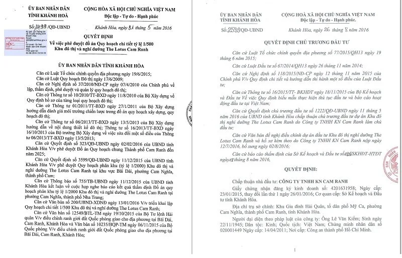 Quy hoạch 1/500 CaraWorld Cam Ranh được phê duyệt