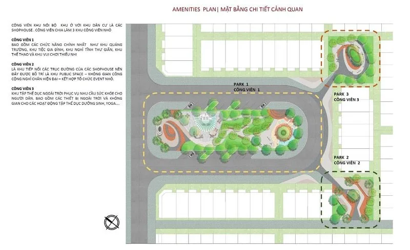 Thiết kế công viên nội khu Para Grus 02