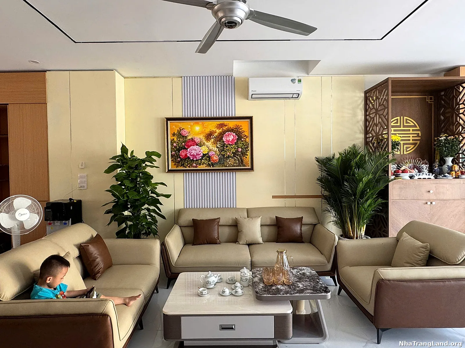 Nội thất thực tế căn nhà đã hoàn thiện tại Para Sol