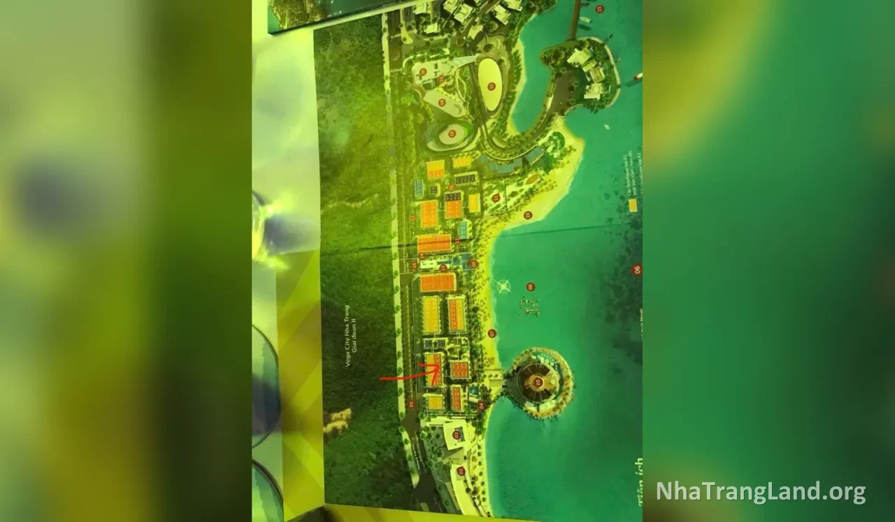 Mặt bằng tổng thể quần thể Libera Nha Trang, ảnh minh họa khu vực