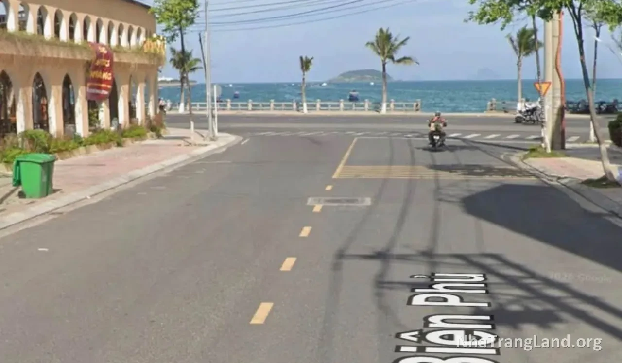Đường Điện Biên Phủ nhìn ra biển phía bắc Nha Trang, ảnh minh họa khu vực