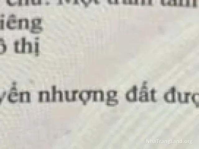 Trang thông tin thửa đất trên giấy chứng nhận, đã bỏ số thửa, mã lô và sơ đồ — ảnh 5