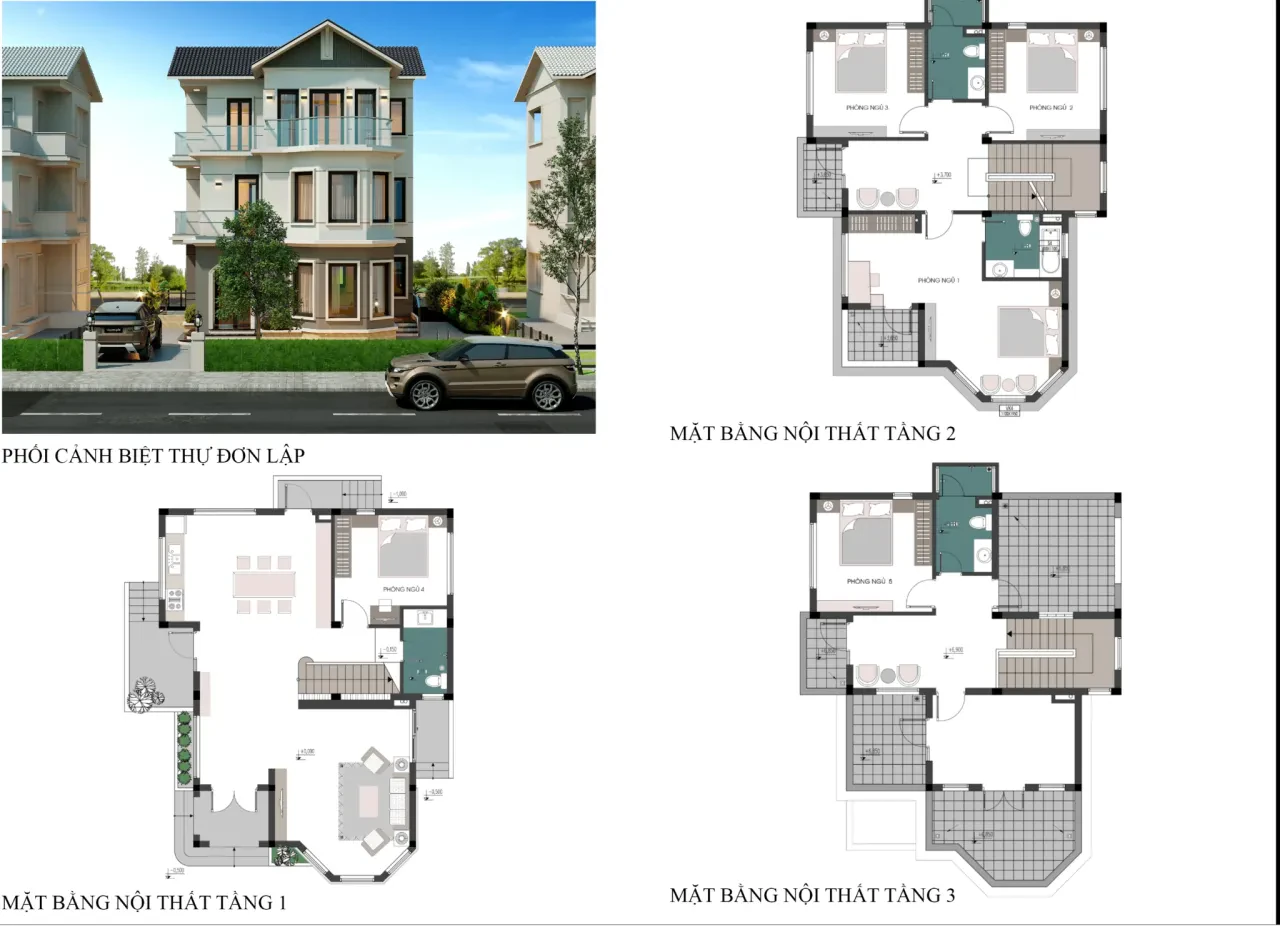 Biệt thự đơn lập MHDI Cam Ranh ĐL38 view hướng biển — 333m² — ảnh 2