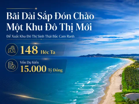 Bãi Dài Sắp Đón Chào Một Khu Đô Thị Mới: Đề Xuất Khu Đô Thị Sinh Thái Bắc Cam Ranh 148 Héc Ta, Vốn Dự Kiến 15.000 Tỷ Đồng
