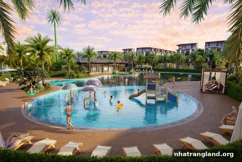 Hồ bơi & công viên điểm nhấn 0,68 ha