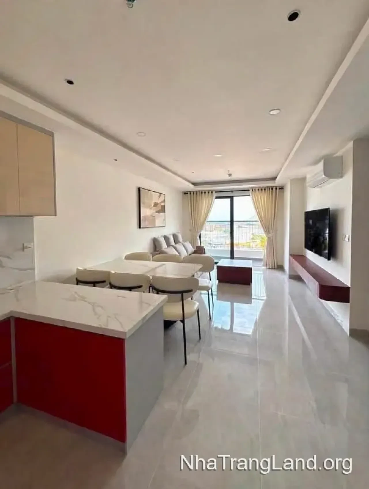 Cho thuê căn hộ CCU-01 HUD Phước Long — 69 m², view sông, tầng cao, 13 triệu/tháng