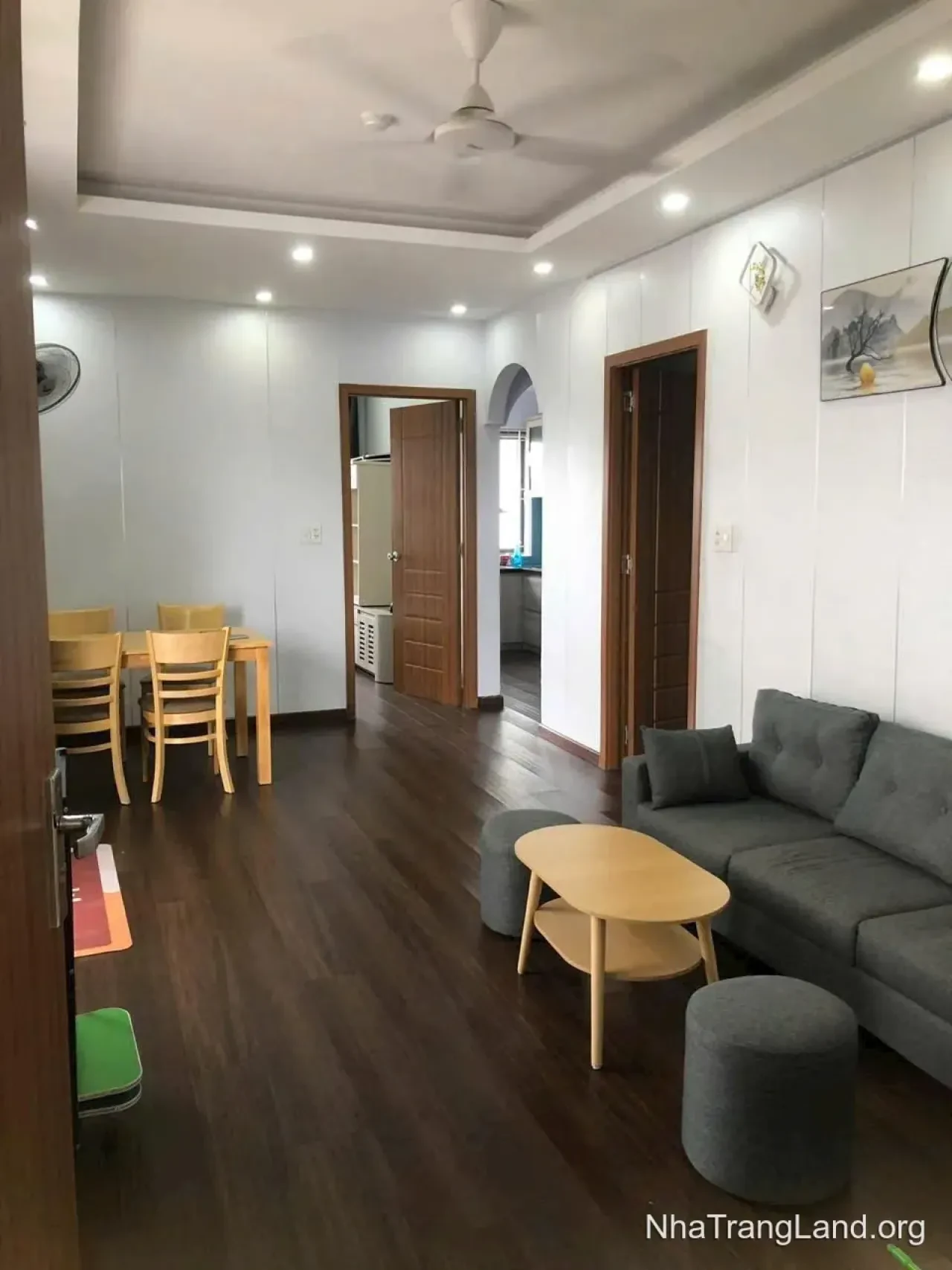 Cho thuê căn góc HUD Phước Long — 66 m², 2 phòng ngủ, ban công thoáng, 8 triệu/tháng