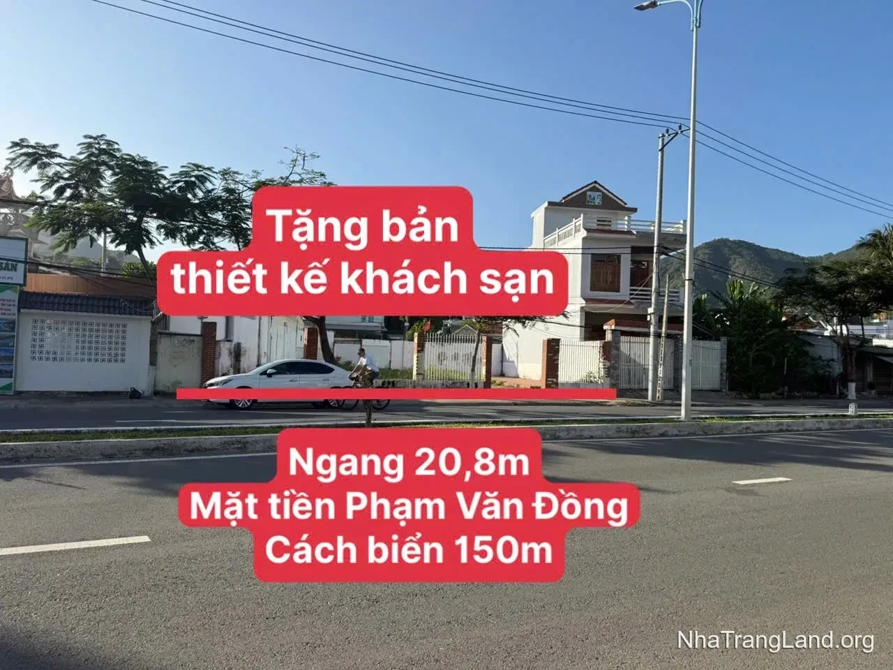 Bán đất 2 mặt tiền Phạm Văn Đồng xây khách sạn, cách biển 100 m — 392,3 m²