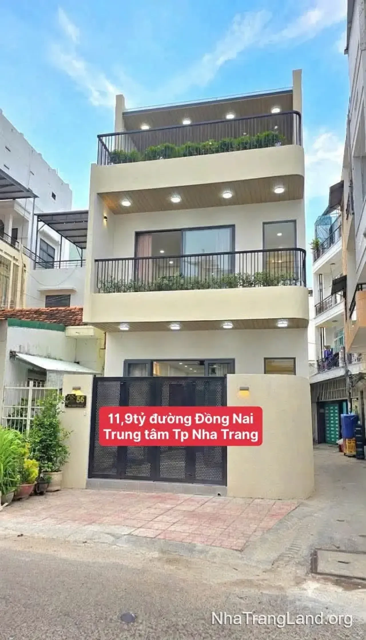Bán nhà 3 tầng mặt tiền đường Đồng Nai, Nam Nha Trang — 80,7 m², 11,9 tỷ