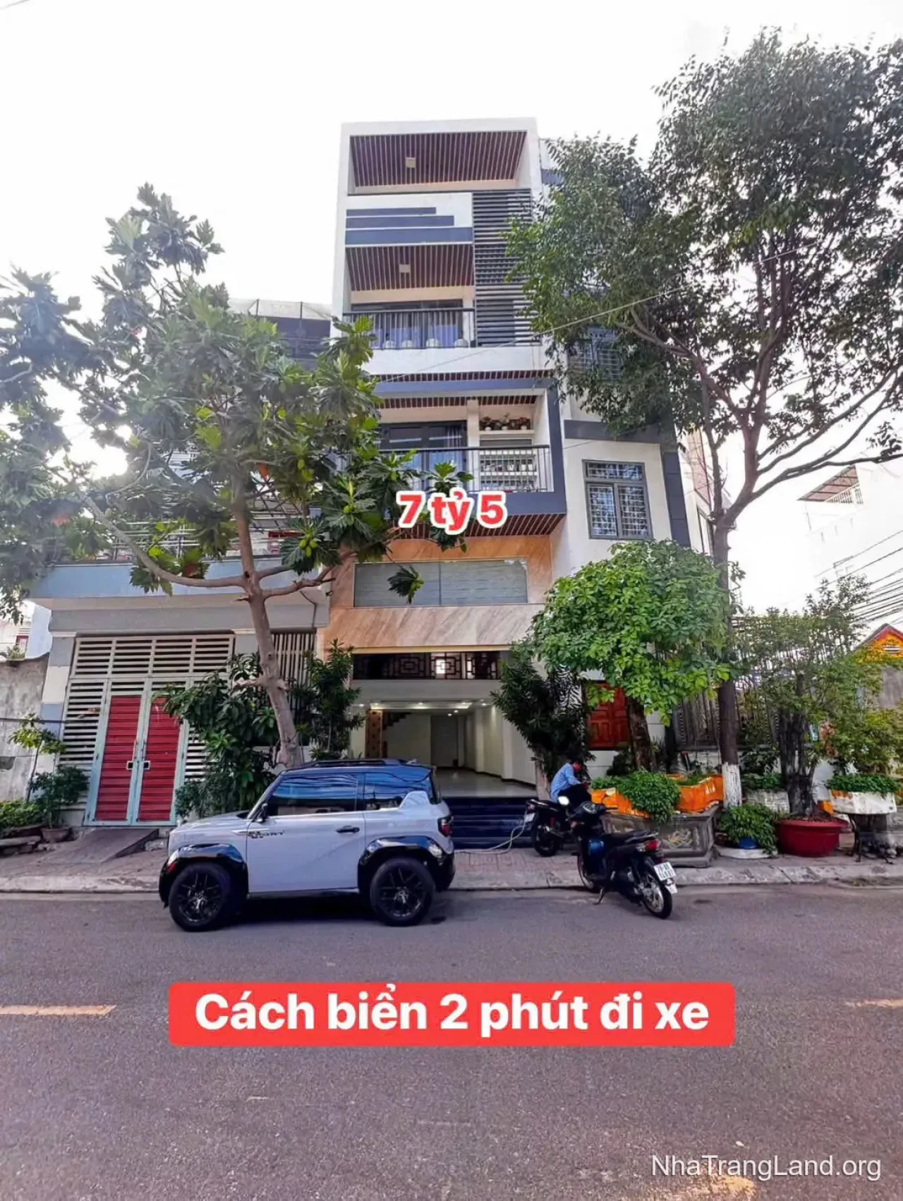Bán nhà mới 5 tầng mặt đường Trường Sơn, cạnh chợ Bình Tân — 91,3 m², 7,5 tỷ