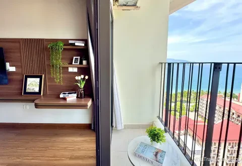 Bán 2 căn studio liền kề 100m² Gold Coast tòa Nam — view biển — ảnh 2