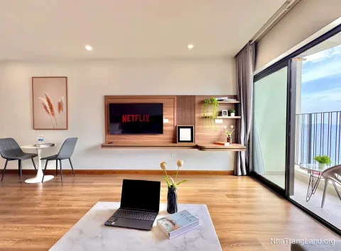 Bán 2 căn studio liền kề 100m² Gold Coast tòa Nam — view biển — ảnh 3