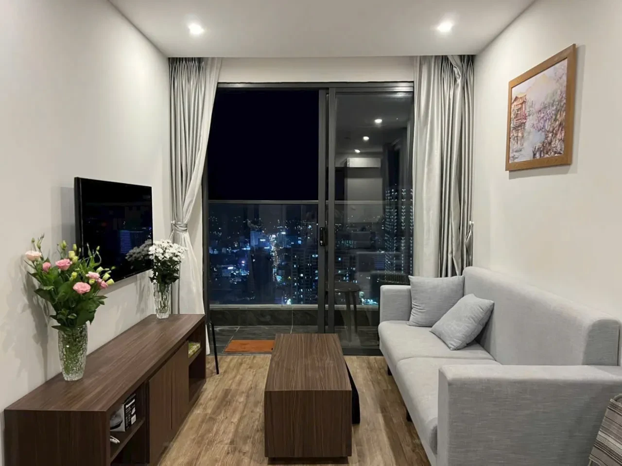 Căn góc Virgo Nha Trang 61m² view biển tầng cao — 2PN full nội thất