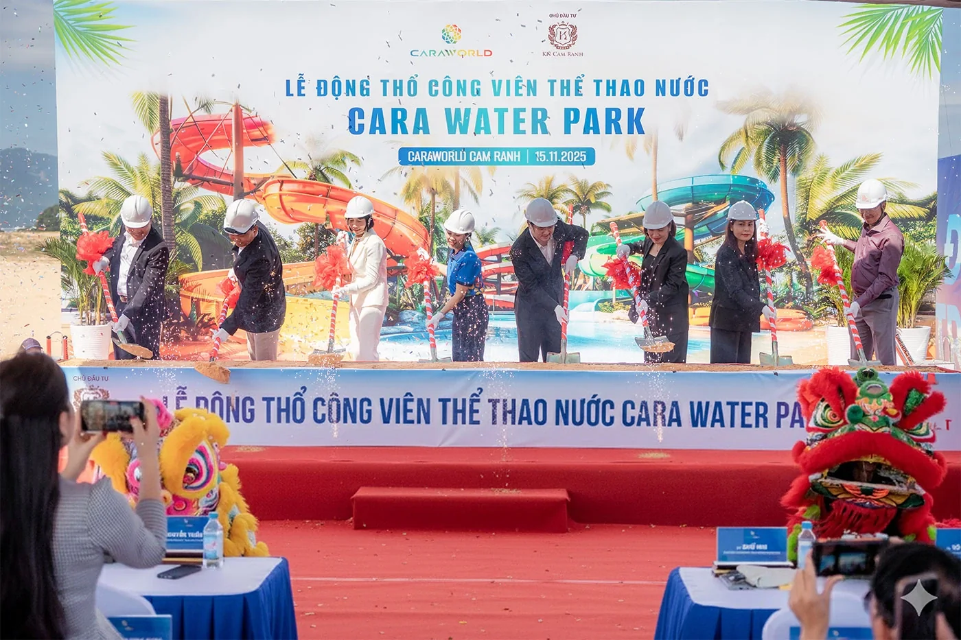 Lễ khởi công Công viên nước Cara Water Park 6,7 ha tại CaraWorld Cam Ranh