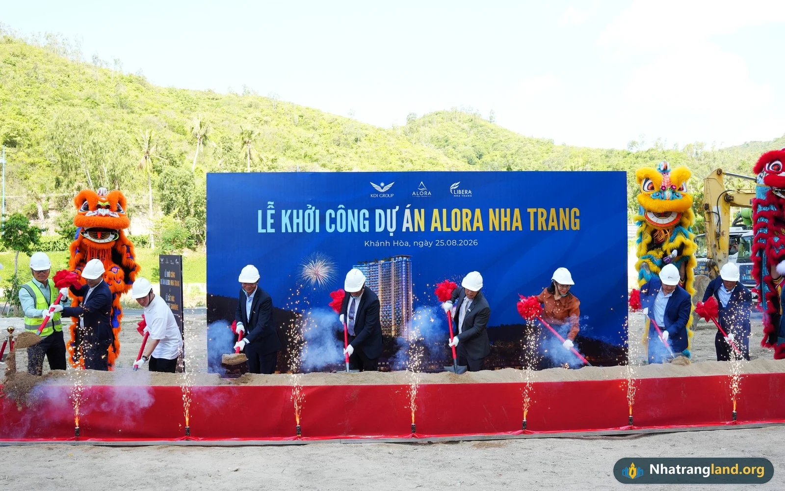 Lễ khởi công chính thức tòa tháp căn hộ biển Alora Nha Trang tại Lô CT1 vào ngày 25 tháng 8 năm 2026